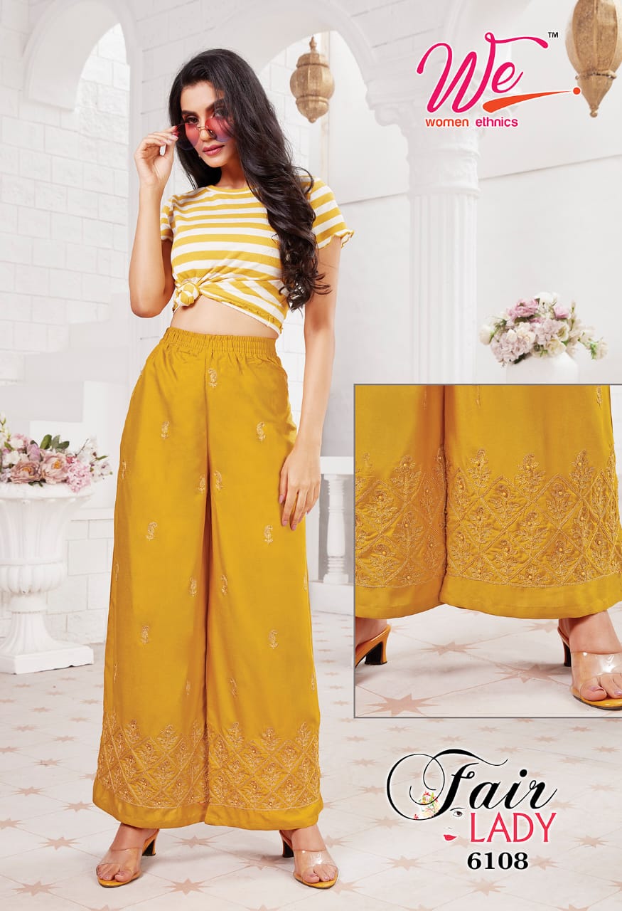 Fair Lady By We Western Palazzo Pants Catalog